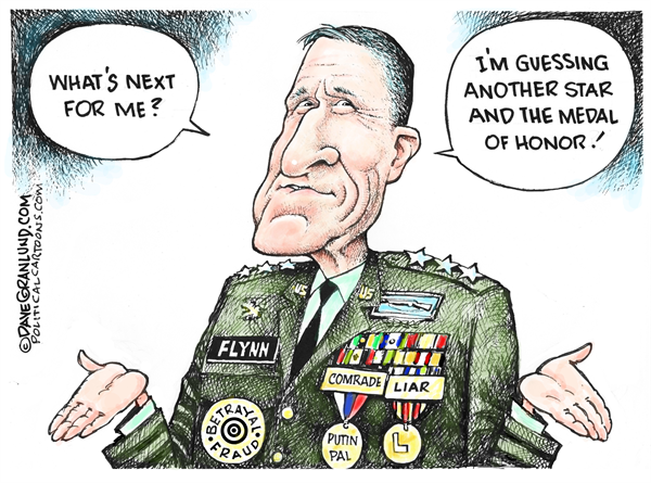 Mike Flynn Future by Dave Granlund, PoliticalCartoons.com